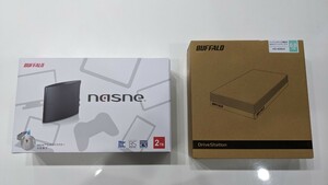 バッファロー nasne 2TB NS-N100＆外付けHDD(6TB)