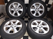 ☆溝有り☆ トヨタ ヴァンガード 純正 225/65R17 RAV4 ハリアー 17×7J 45 5穴 17インチアルミホイール_画像1