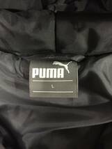 ◎ プーマ PUMA ベンチコート ジャンパー 防寒具 サイズL メンズアウター ブラック 12-65_画像4