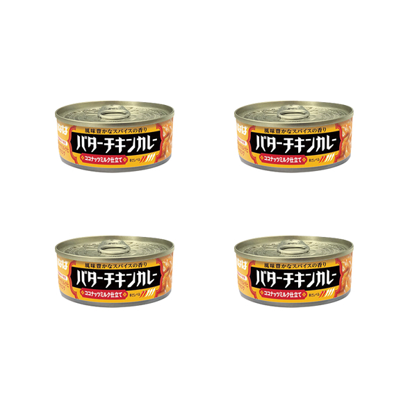 ■いなば　バターチキンカレー　115g　4缶■