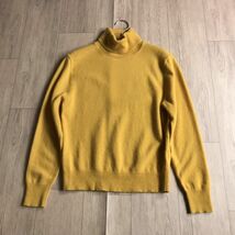 100円スタート○ UNIQLO ユニクロ　カシミヤ100 タートルネック　ニット　セーター_画像1