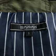 100円スタート○ HusHush ハッシュアッシュ　ワールド　パーカージャケット　カーキ系　ジャンパー_画像5