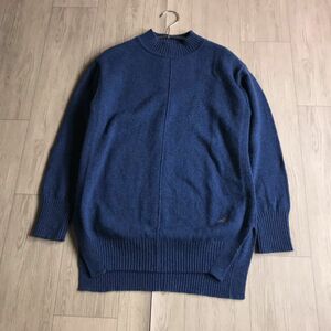 100円スタート□ crocodile クロコダイル ハイネック　ニット　セーター