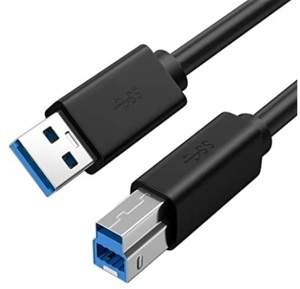 未開封 USB3.0 ケーブル タイプAオス - Bオス 黒 約1.5m 高速 データ転送 新品