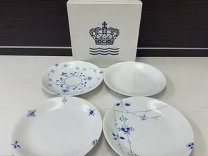 ROYAL COPENHAGEN ロイヤルコペンハーゲン プレート4枚セット 626 HANDPAINTED 直径25.8cm