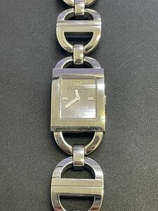 Christian Dior クリスチャンディオール D79-109 マリス スクエア シルバー文字盤 レディース クオーツ 腕時計 動作未確認