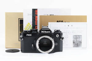 【良級】 ニコン Nikon New FM2 FM2N 35mm 一眼カメラ ブラック 元箱付き #4980