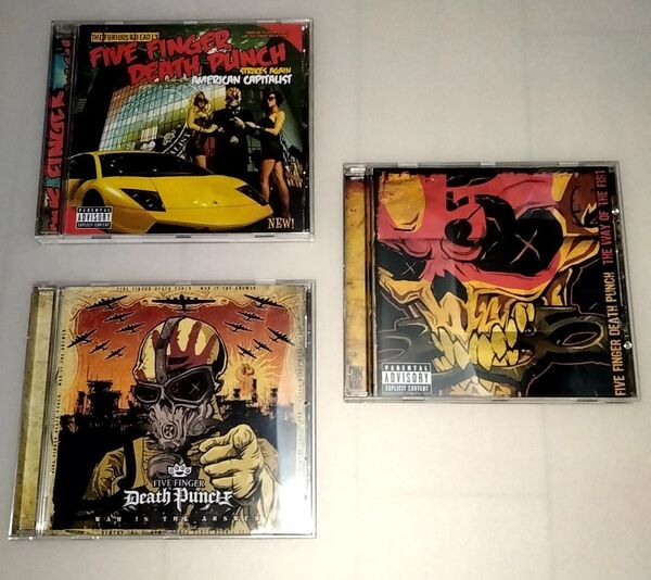 ファイブフィンガーデスパンチ 3枚セット 輸入盤 送料無料 five finger deah punch