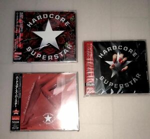 【廃盤】　ハードコアスーパースター　3枚セット　国内盤帯付き　送料無料　