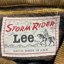 【希少】70s Lee STORM RIDER リー ストームライダー USA製 デニムジャケット ジージャン オリジナル ブランケット ビンテージ_画像3