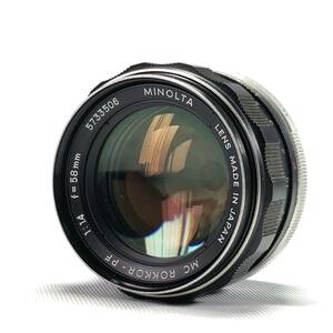 MINOLTA MC ROKKOR-PF 58mm F1.4 ミノルタ SRマウント 現状販売品 ヱOA4h