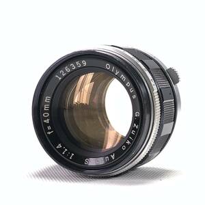 Olympus G.Zuiko Auto-S 40mm F1.4 オリンパス ペンFマウント 現状販売品 ヱOA4b