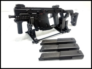 福岡)KSC KWA クリスベクター KRISS VECTOR GBB ガスブローバッグ 予備マガジン2本付