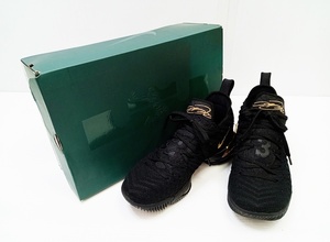 下松)【美品】NIKE ナイキ LEBRON 16 レブロン 16 BQ5969-007 BLACK シューズ スニーカー 26cm ◆N2311014 KM03B