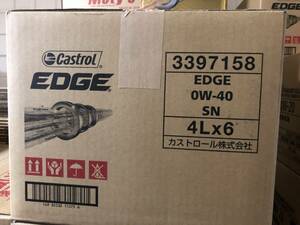 全国送料無料！！カストロール エッジ チタニウム 0w40 4Lワンケース EDGE TITANIUM 6 缶入り 全合成油 チタン