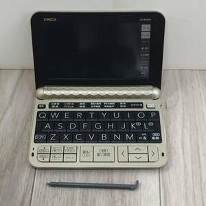 【2】【A】動作品 電子辞書 XD-Z6500GD カシオ エクスワード シャンパンゴールド 160コンテンツ 1009-3230-7480-y-1861