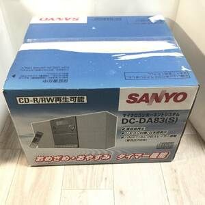 新品 ミニコンポ dc-da83 SANYO サンヨー マイクロコンポーネントシステム CDプレーヤー タイマー機能 ラジオ オーディオ 再生機器