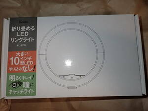 折り畳めるLEDリングライト KL-02RL [10インチ 外径267mm ] KENKO TOKINA ケンコートキナー 未使用品