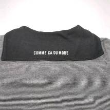 95(キッズ) COMME CA DU MODE コムサデモード Tシャツ ボーダー ブラック 長袖 リユース ultramto ts1649_画像5