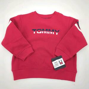 3/3T TOMMY HILFIGER トミーヒルフィガー スウェット トレーナー レッド 長袖 リユース ultramto sw0469