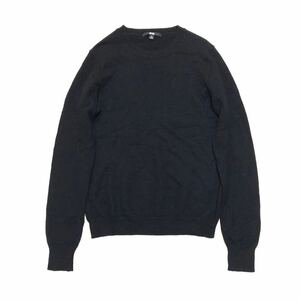 【送料360円】カシミヤ100% UNIQLO ユニクロ クルーネックカシミヤセーター 女性用 レディース Mサイズ ブラック カシミアニット YE63