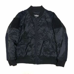 【コラボ】Ciaopanic別注 WILDTHINGS primaloft MA-1 中綿フライトジャケット ワイルドシングス プリマロフト レディース ブラック YE35