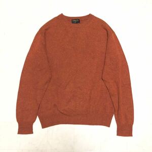 【送料520円】CASHMERE&SILK クルーネックセーター カシミヤ シルク 男性用 メンズ LLサイズ 古着 OF126