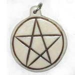 AzureGreen: Bone Pentacle pendant 哲学や信念