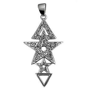 DD: Silver 3rd Degree Pentacle Pendant