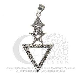 DD: Silver 1st Degree Pentacle Pendant