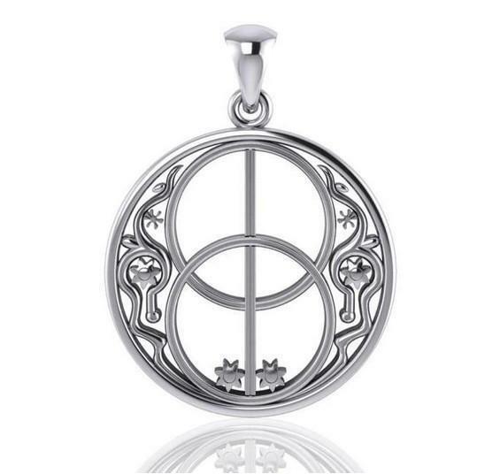 PS: Sterling Silver Chalice Well Pendant