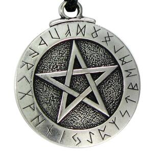 Pepi RUNIC PENTACLE SOLID pendant