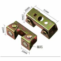 溶接マグネット 4個セット マグネットクランプホルダー 角度調節可能 溶接器具 溶接治具 溶接ホルダー ポジショニング V字型_画像4