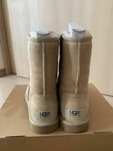 UGG ムートン ブーツ ベージュカラー ショートサイズ23cm USサイズ6_画像2