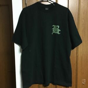 BackChannel バックチャンネル 胸 袖 ロゴ Tシャツ ブラック オリーブ 極美中古 sizeＸＬ！