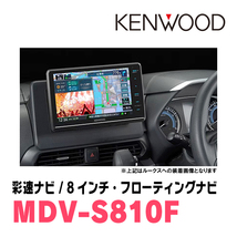 エブリィ(DA17V・H27/2～現在)専用　KENWOOD/MDV-S810F+取付キット　8インチ/フローティングナビセット　_画像2