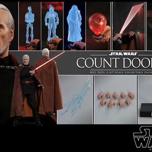 ホットトイズ 1/6 スター・ウォーズ エピソード２ クローンの攻撃 ドゥークー伯爵 未開封新品 MMS496 Star Wars Count Dooku Hottoysの画像9