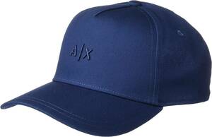 新品タグ付き ネイビー アルマーニエクスチェンジ キャップ ロゴ 帽子 AX Armani Exchange Classic Small Logo Embroidery Cap