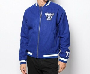 新品タグ付き 店舗完売 定価27500円 アディダス オリジナルス バーシティージャケット ブルゾン STREET VAR JKT O スタジャン カレッジ 