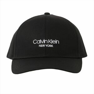 新品タグ付き 海外限定 ユーロモデル 黒 カルバンクライン Calvin Klein New York 帽子 キャップ