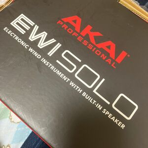 中古品　AKAI EWI solo ブラック　電子楽器