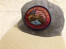 激レア マウンテンパッチ Polo Sport cap キャップ sportsman ポロ ラルフローレン Ralph Lauren vintage ポロスポーツ 検索/ rrl country_画像3