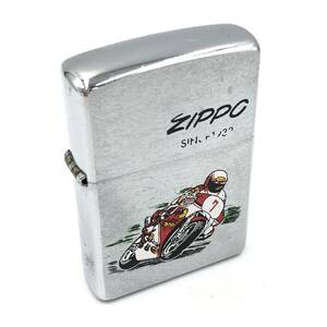 11.23MI-E861★ZIPPO バイク★ジッポ ジッポー シルバー BIKE 1997年製 オイルライター lighter 喫煙具 CH0/DC0