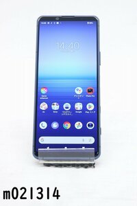 白ロム au SIMロック解除済 SONY Xperia 5 II 128GB Android12 Blue SOG02 初期化済 【m021314】