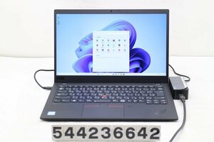Lenovo ThinkPad X1 Carbon 7th Gen Core i5 8365U 1.6GHz/16GB/256GB(SSD)/Win11 バッテリー完全消耗 右クリック不良 【544236642】