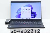 Lenovo ThinkPad X1 Carbon 7th Gen Core i5 8365U 1.6GHz/16GB/256GB(SSD)/14W/FHD(1920x1080)/Win11 クリック不良 【554232312】_画像1