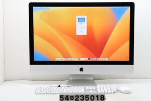 Apple iMac Retina 5K 27インチ 2017 A1419 Core i7 7700K 4.2GHz/32GB/1TB(FusionDrive)/27W/5K(5120x2880)/Radeon Pro 575 【54B235018】