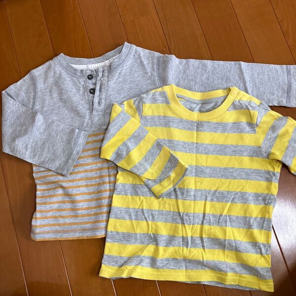 薄手長袖ロンT2枚セット キッズ