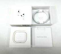 ◇【中古/60サイズ】Apple AirPods 第3世代 MME73J/A 2021年モデル MagSafe充電ケース(USB-C)付き ⑦_画像1