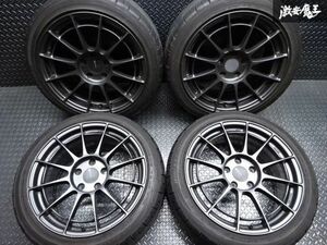 ●ENKEI エンケイ NT03RR 18インチ 8.5J +47 PCD 120 5H ホイール 4本 245/40R18 タイヤ付き BMW E90 E91 F30 E82 E87 在庫有り 棚R-3